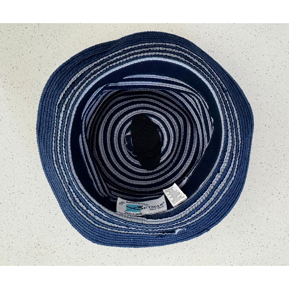 Betmar New York Tiered Braid Derby Cloche in Blue Jean Color - Picture 4 of 5